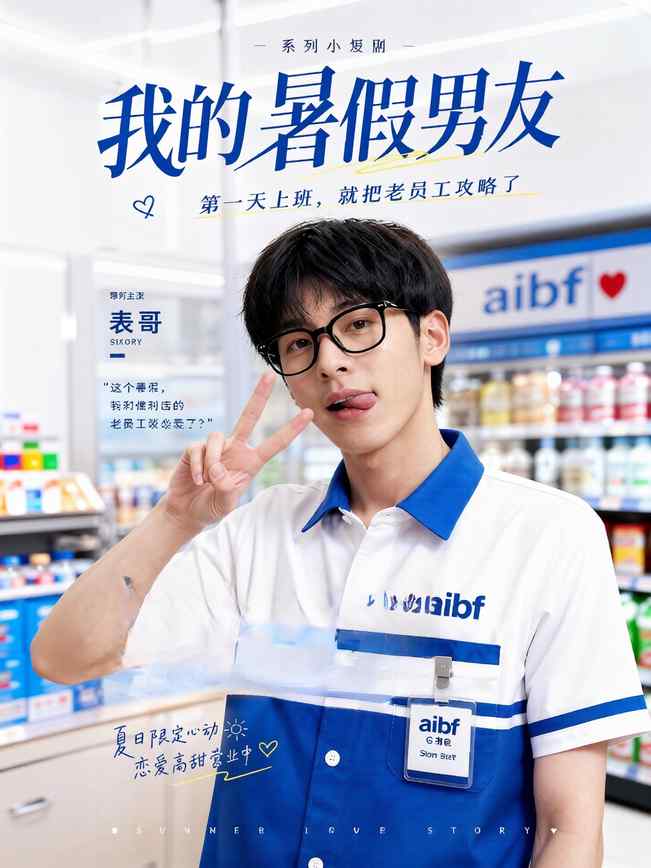我的暑假男友短剧海报